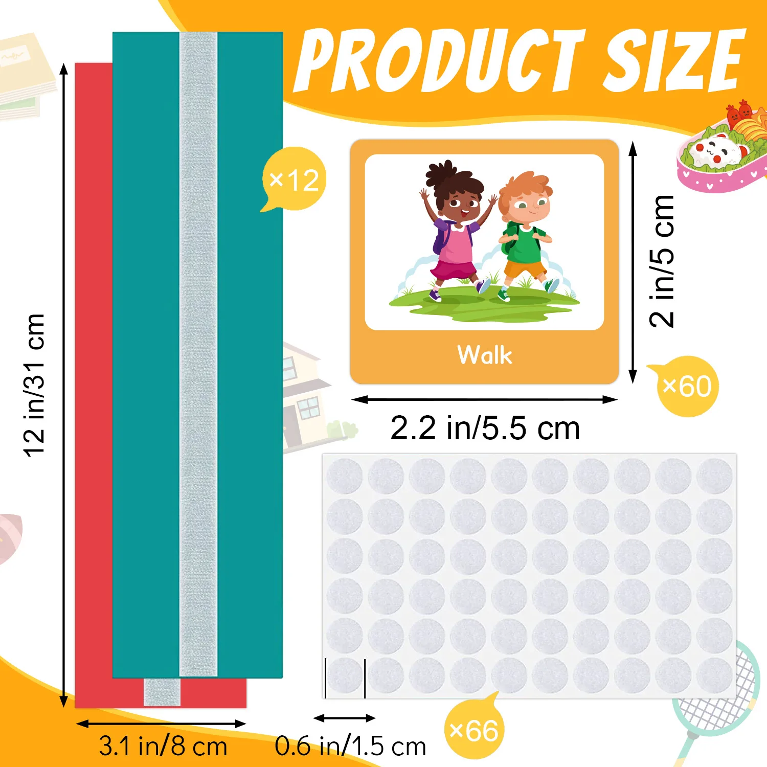 2 in 1 Autismo Grafico Di Vita Quotidiana Calendario Visivo Per Bambini Pianificatore Da Parete Forniture Per La Scuola A Casa | IT