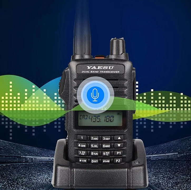 YAESU FT-4XR ウォーキートーキー VHF/UHF 二重帯域 5W IPX6防水