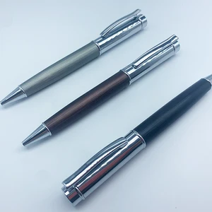 High Quality Luxury Brushed Metal Ball Pen with Custom Logo Office Supplies Business Promotion Twist Metal Ballpoint Pen