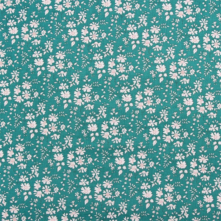 Новинка, маленькая ткань с цветочным рисунком для весны и лета, Тонкая Повседневная Женская ткань, тканая хлопчатобумажная ткань, оптовая продажа