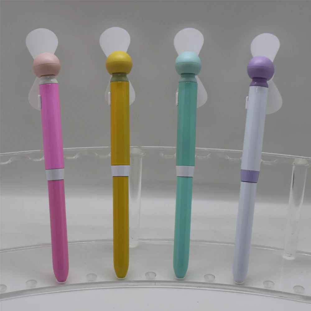 Chinese Factory Portable Mini Fan with Ball Pen Student Fan Pens New Fan Pen With Best Service
