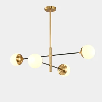ST-1771-4 art decorative round glass ball chandelier G9 led lighting glass balls lamp.