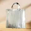 Silver tote bag