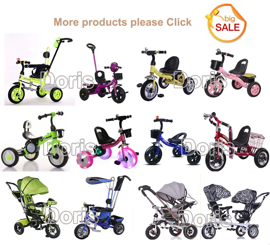 Children Tricycle 3 Wheels Baby Stroller /3 Eva Wheels Push Baby Tricycle With Canopy /foldable