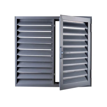 Anodized Aluminium Shutter Casement Window Louvered Storm Door Louver ...