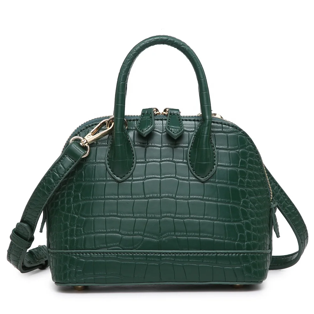 New Arrival Women Shell Bag Fashion Brand Design Leather Handbags Top Handle Crocodile Pattern Lady Shoulder Bag