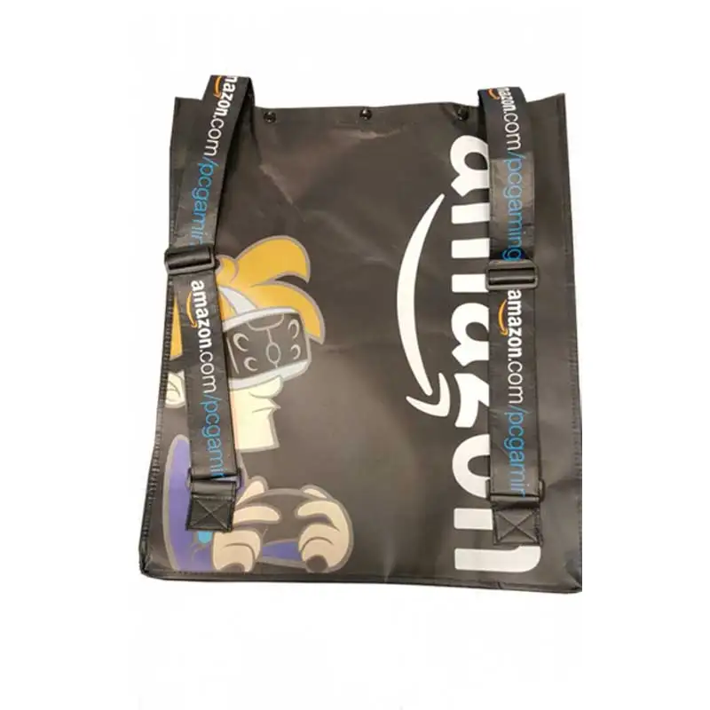 DIY Creative Draw String Sports Bag Waterproof Drawstring Backpack Custom  Logo Printing Promotional Drawstring Bag