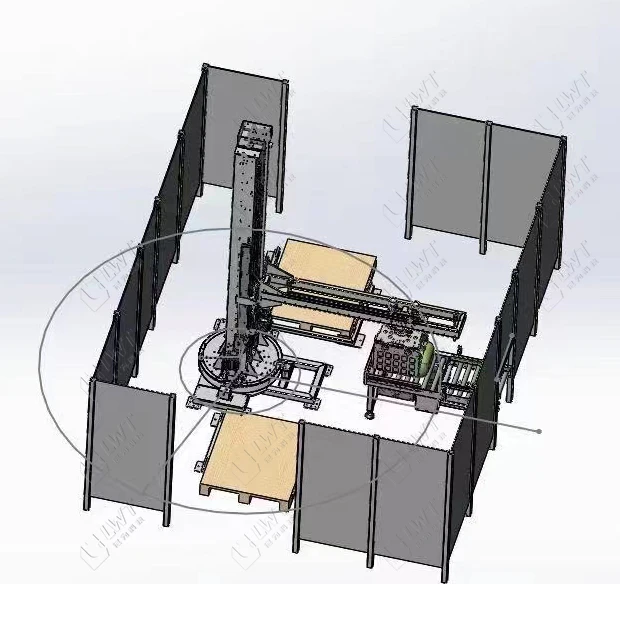 Automatic Palletizer/single Column Palletizing Machine/whole Layer Clamp Type Palletizer
