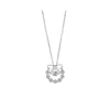 Collana a catena O con fiocco in argento