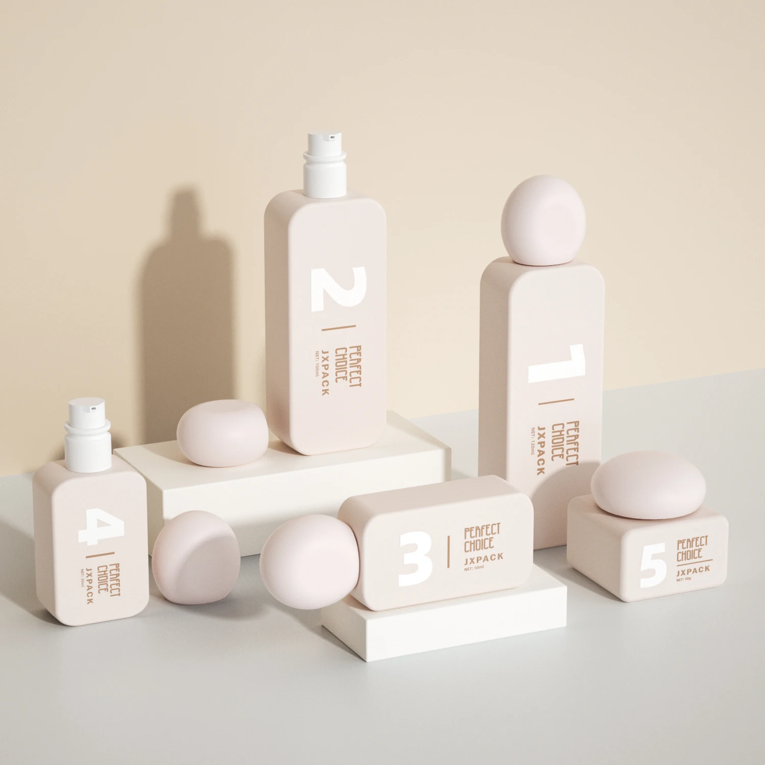 High End 30g 50 ml Gram Cosmetic Cream Jar 30 50 100 ml Skin Care Bottles Cosmetic Bottle Packaging with Special Stone Cover Cap