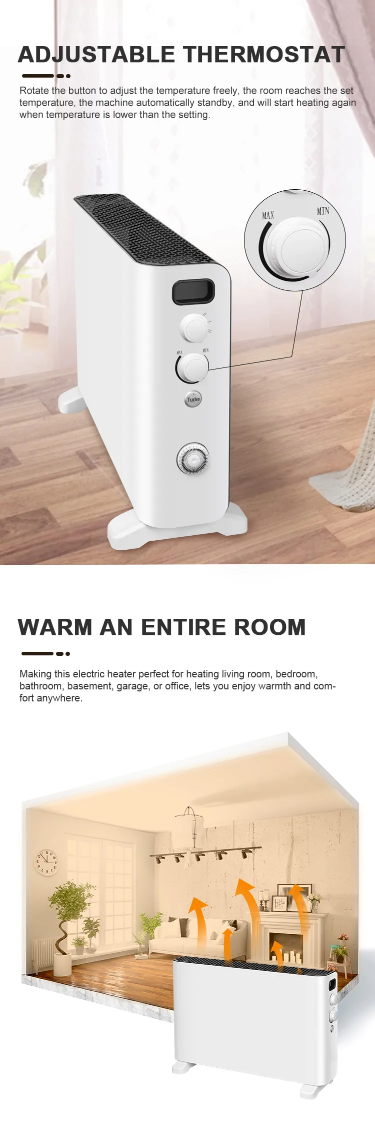 Efficient Electric Heater, 220V, 220~240V - detail 10