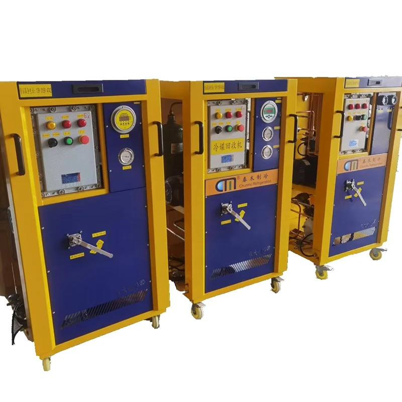 R32 R134a refrigerant gas recovery unit 4HP explosion proof freon ...