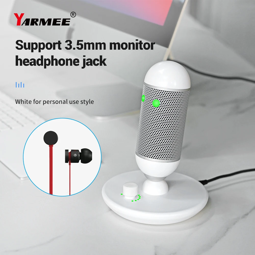 FIFINE-Kit de microphone de jeu XLR/USB, avec prise téléphonique pour