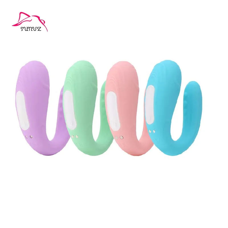 10 Modes Blue IPX7 Waterproof Rechargeable Vibration Vagina Remote Control Vibrator Sex Toy