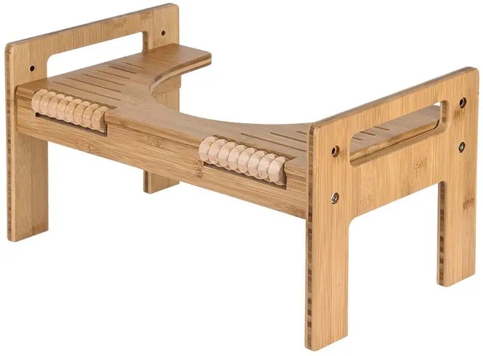 
 Регулируемый бамбуковый стул для унитаза Combohome  