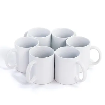 Blank 11oz Ceramic Porcelain Plain 3a Cups To Sublimate Wholesale White ...