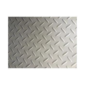 Factory Stainless Steel Embossed Sheet Bright Mill Finish Anti-Skid Plate Slip Resistance Steel Checker Plate
