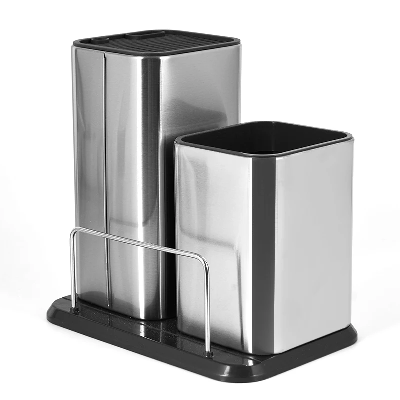 Универсальная Подставка для хранения посуды многофункциональный держатель ножей из нержавеющей стали блок кухонной