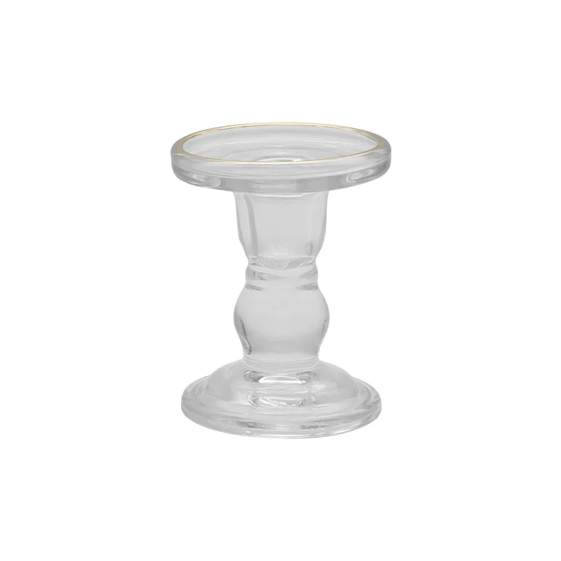 product simplify european crystal glass candle holder for candlestick candlestick holders wedding home decoration table candle holders-8