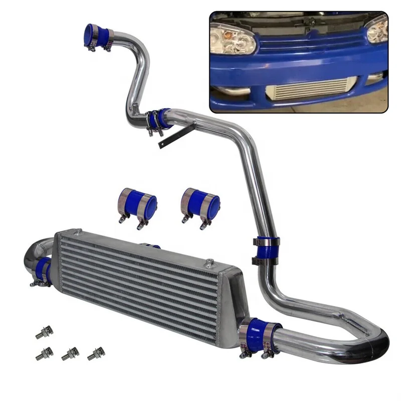 Front Mount Intercooler With Piping Kit for 98-05 VW JETTA Golf GTI 1.8T