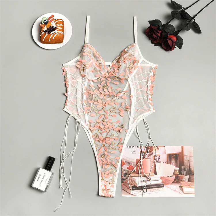 Body Transparente Para Mujer,Lencería Sexy De Primera Noche Con Flores -  Buy Lencería Sexi De Primera Noche,Lencería Sexi Para Mujer,Primera Lencería  De Noche Product on Alibaba.com