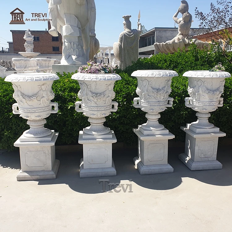 爆買い 天然大理石フラワープランターポット手作りガーデンデコレーション Buy Modern Marbling Flower  Pots,Marble Vases For Home Decor,Marble Flower Pots Product