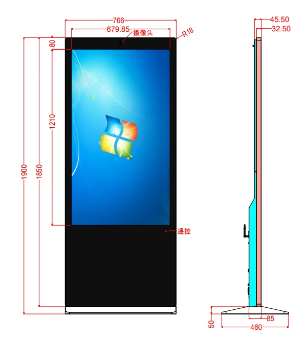 floor stand digital signage multi interactive floor lcd touch screen 55 inch 55 inch lcd panel digital signage and display details