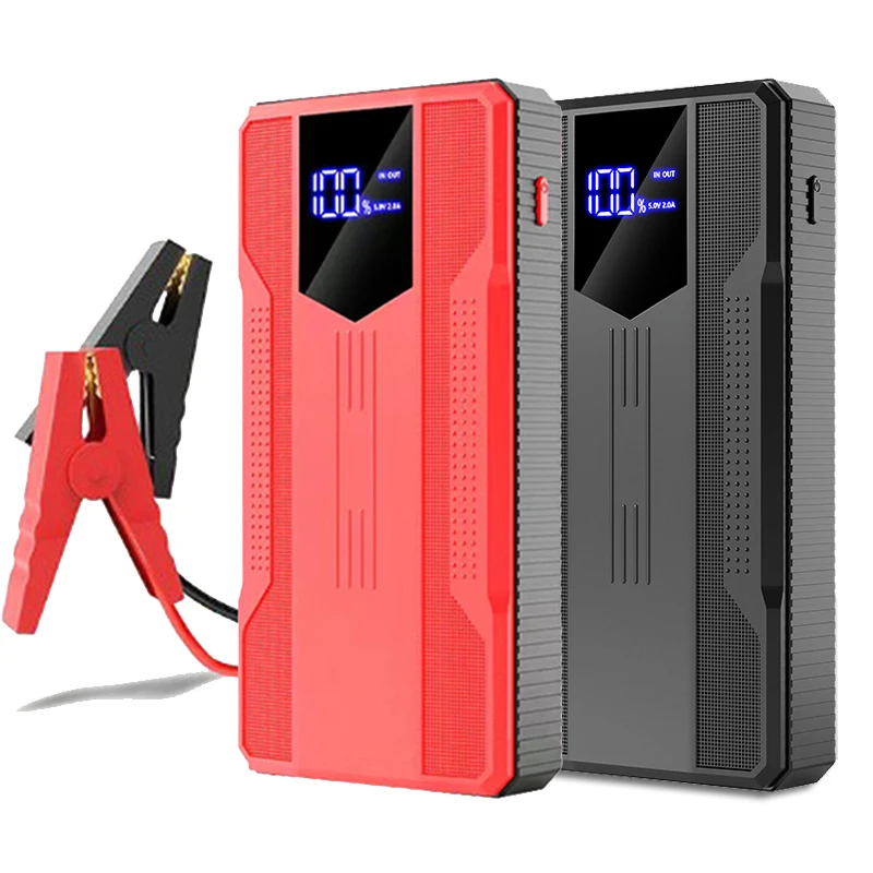 Multifunction Lithium Battery Booster Pack Car Jump Starter Portable Emergency Vehicle Tools for 12V Car Jump Starter Digital Multifunction Lithium Battery Booster Pack Car Jump Starter Portable Emergency Vehicle Tools for 12V Car Jump Starter Digital