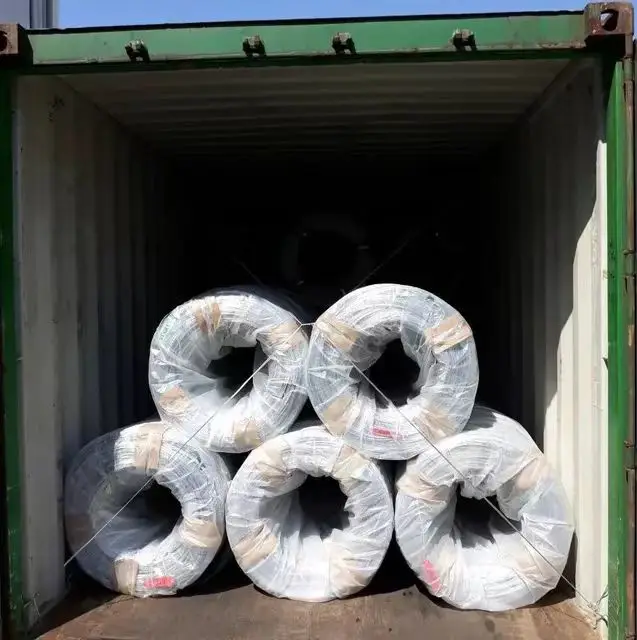 Оцинкованная стальная проволока оптовая продажа высокая прочность на растяжение от китайского завода Astm A752 Gr5150 Углеродистая для строительства