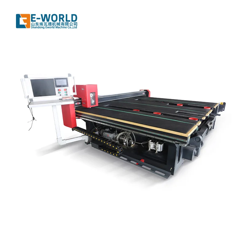 Full Automatic Cnc Glass Cutter Glass Cutting  Loading Breaking Table Integrated Cutting Machine