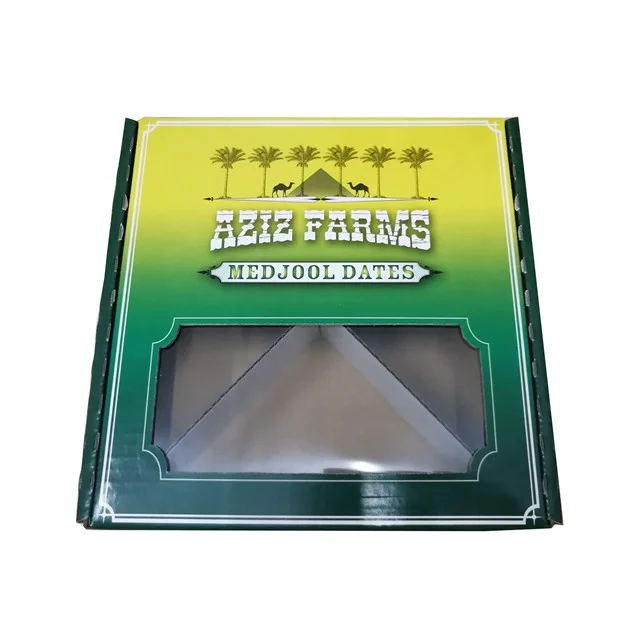 Custom Dates Packaging Box Date with Window