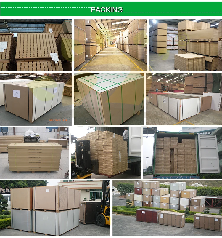 18mm Thickness Slatwall Laminated Mdf Sheet Board Groove Slat Wall