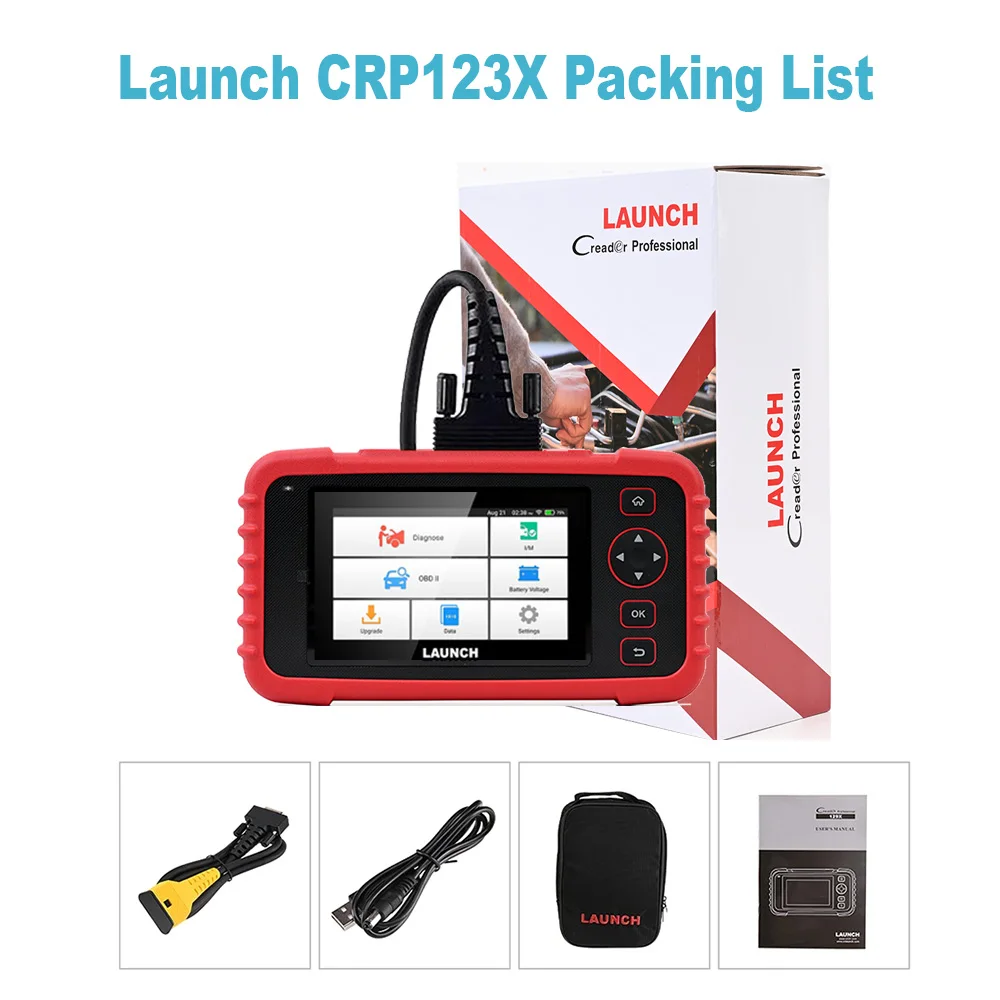 Launch CRP123X - Universal OBD2 Scanner for Motorcycle Diagnostics