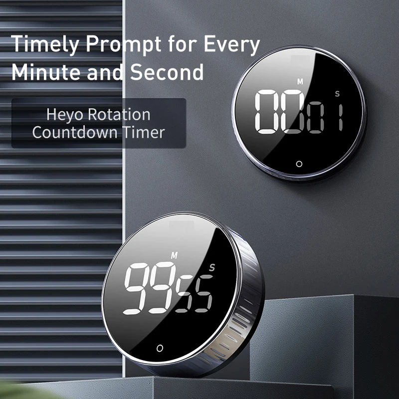OVEKI Magnetic Countdown Digital Timer，Kitchen Timer - GREAT