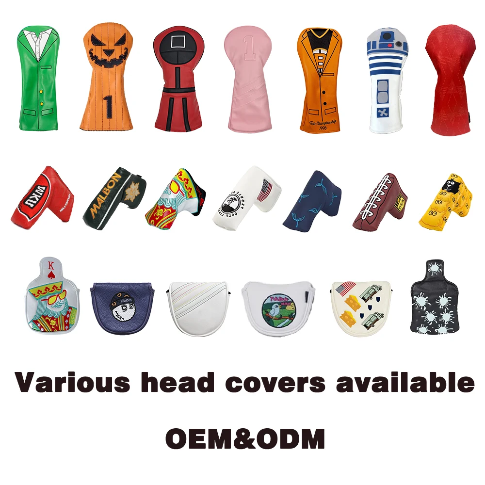 Primus Golf Oem Custom Golf Headcover Driver Leather Embroidery 460cc