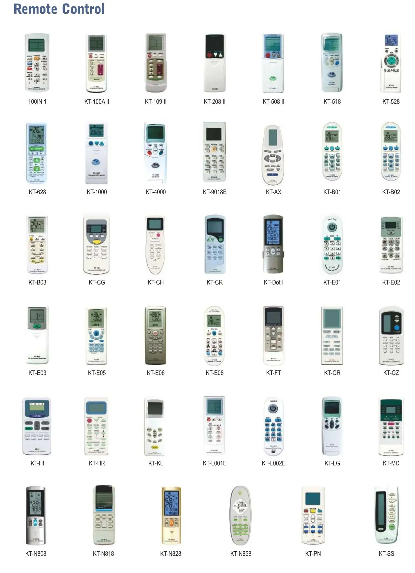 Top Quality Universal Remote Control air Conditioner Remote Controller for Air Conditioning,Air Conditioner Controller