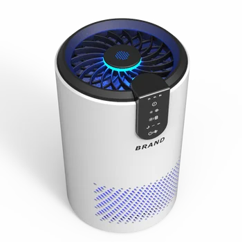 China Intelligent Low Noise Air Cleaner Desktop Home Room Mini Portable Air Purifier