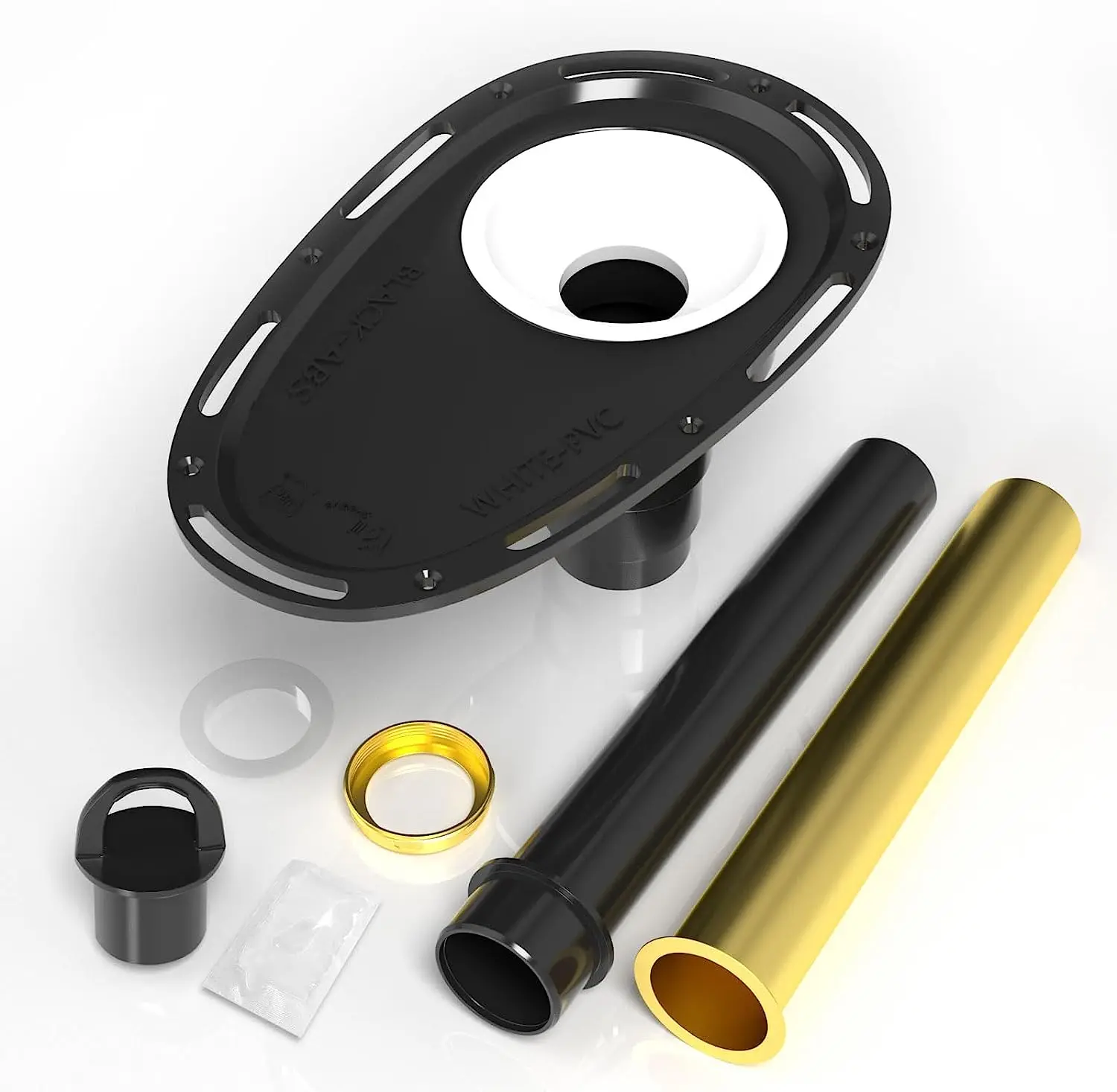 Abs Freestanding Tub Drain Roughin Kit Vidange Basin Abs Pipe With