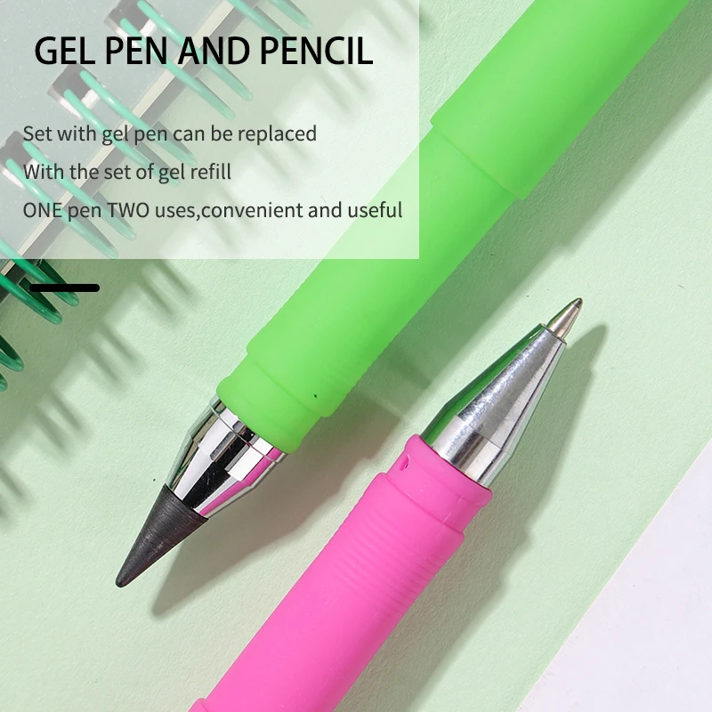 Stylish and novel ink-free eternal pen plastic pencil for drawing christmas gifts for kids