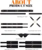 Black with 10 Pieces