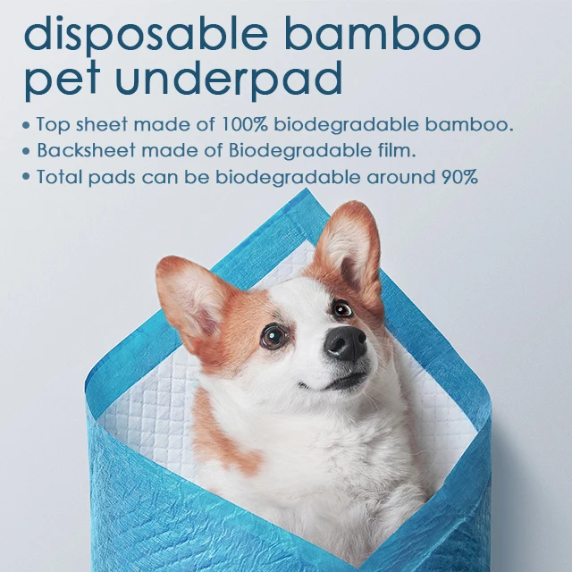 Super Absorbent Biodegradable Pet Training Dog Pee Pad Puppy 5 Layer