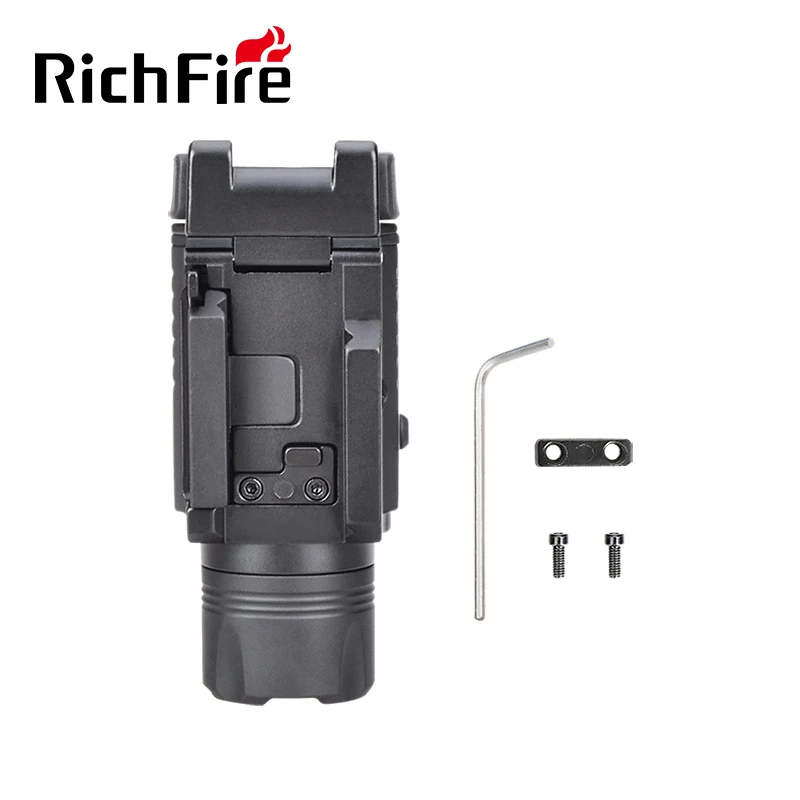 Compact High Power 400 Lumen Green Laser Flashlight Combo With 20mm Card Slot Laser Tactical Flashlight Light