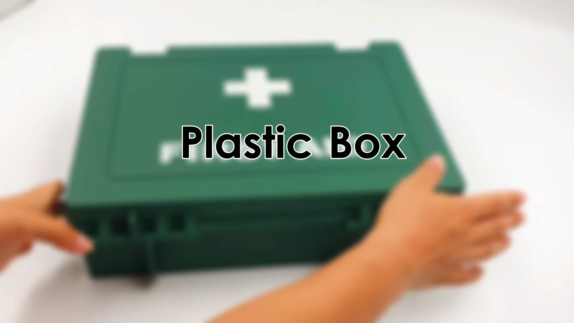 Plastic First Aid Kit Box Storage Box First Aid Hard Case Empty Abs