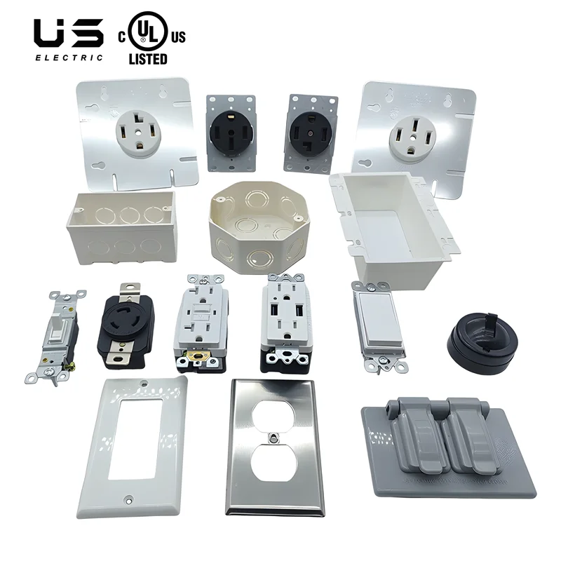 Tamper-Resistant Self Test Gfci Outlet 20 Amp TR WR Gfci Receptacle Electrical Power Socket 125V GFCI Outlets with Wallplate