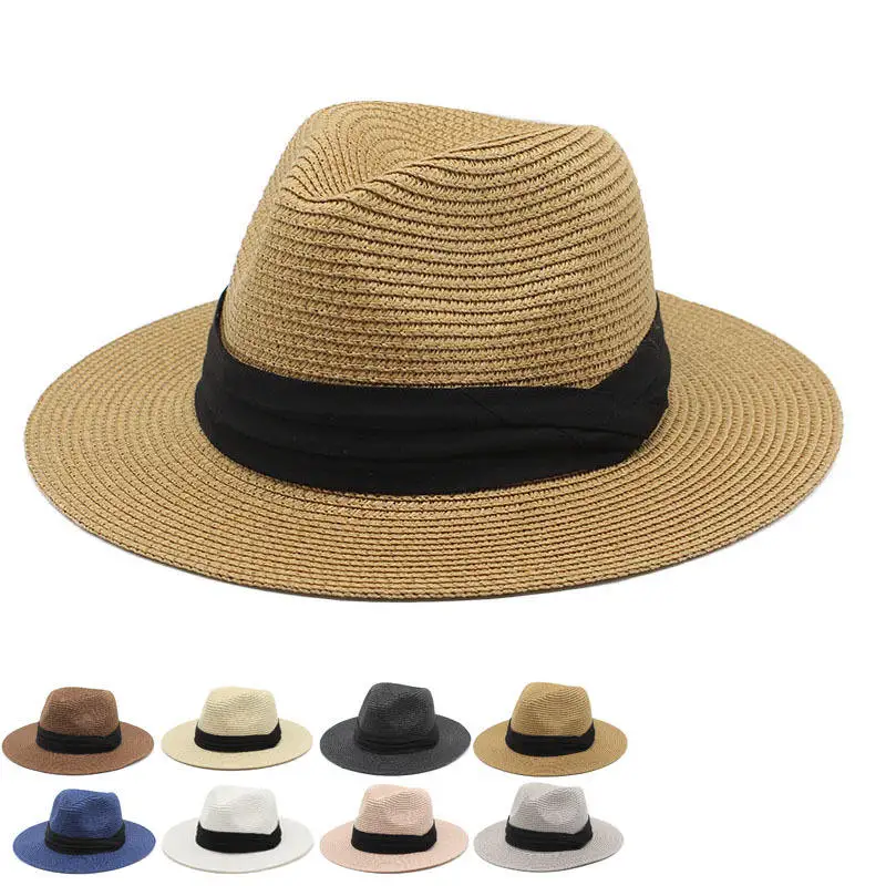 Lady's Gentlemen Brown with Band Solar Hat