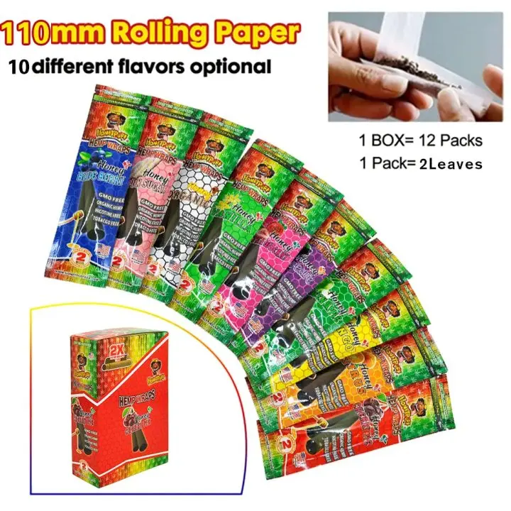 Wholesale Flavors Organic Hemp Wraps Papers Wrapping With Multi-flavored