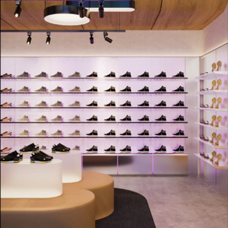 Luxury Shoes Store Interior Design Ideas Display Furniture Shoe Store ...