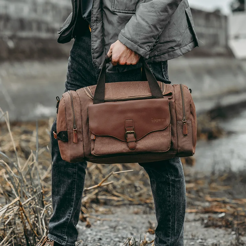 Roosevelt Buffalo Leather Duffle Bag