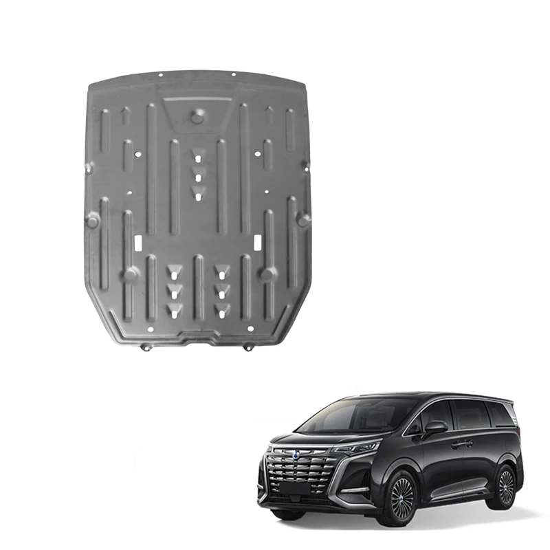Auto Skid Plates for Denza D9 Accessories Body Kits Aluminum Alloy Engine Under Cover Engine Under Cover Exterior Accessory