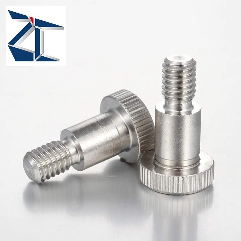 Hot Wholesale ISO Metric Stainless Steel 304 Hexagon Socket Shoulder Screws M5 M8 M10 Flat Head Slotted SS Bolts